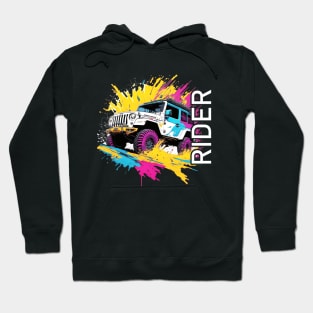 Rider vintage retro design Hoodie